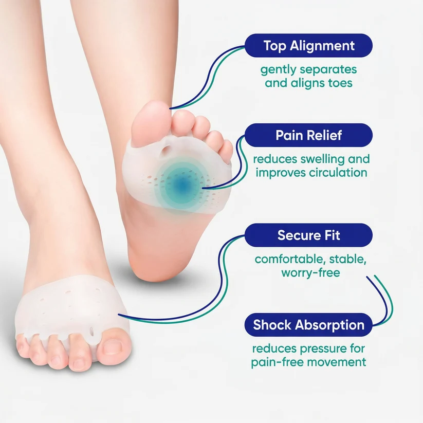 Special Bundle Offer - Pureeyu Silicone Toe Separator