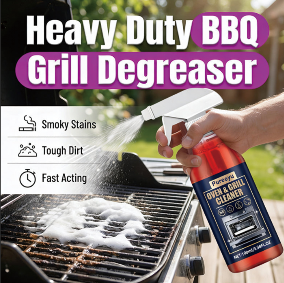 🔥🔥Pureeyu Oven & Grill Cleaner: Cuts Through Grease & Burnt-On Food Fast