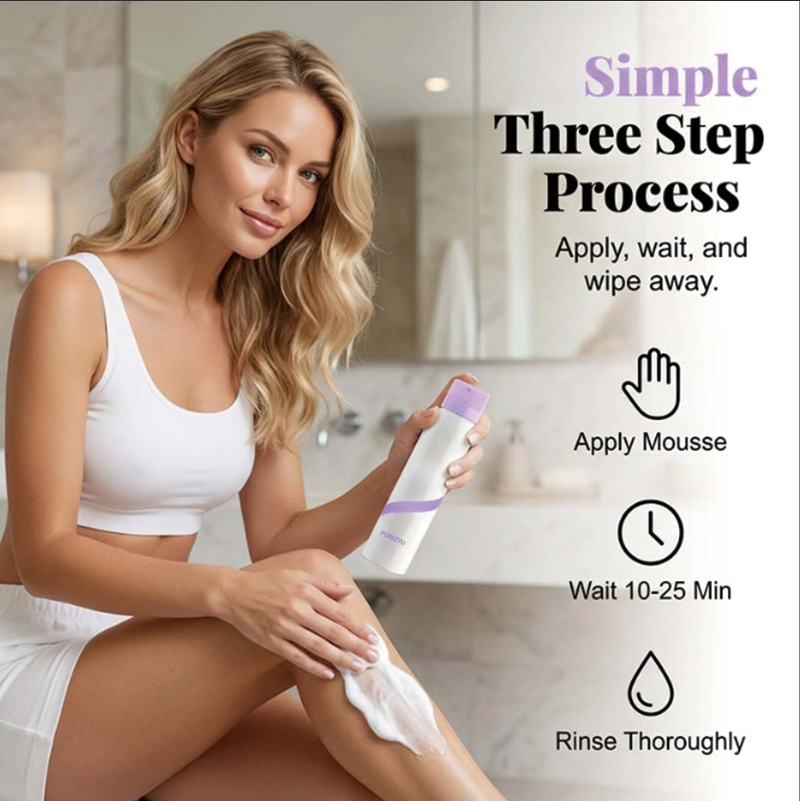 🧴Summer Must-Have🤩Now 50% OFF! 💖Gentle & Painless Hair Removal Cream Duo for Sensitive Skin, Say Goodbye To Unwanted Hair Without Pain👋