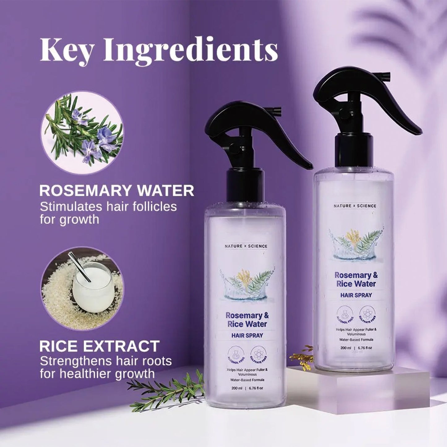💯Rosemary Water with Rice Water