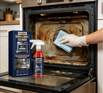 🔥🔥Pureeyu Oven & Grill Cleaner: Cuts Through Grease & Burnt-On Food Fast
